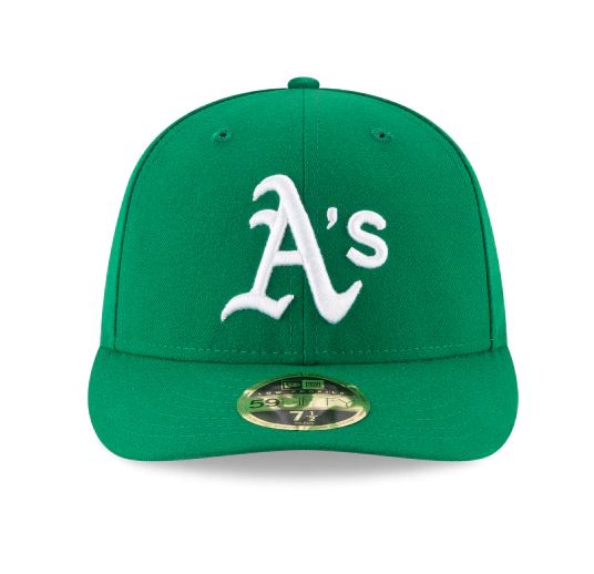OAKLAND ATHLETICS ALTERNATE COLLECTION LOW PROFILE 59FIFTY FITTED-ON-FIELD COLLECTION-GREEN