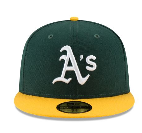OAKLAND ATHLETICS HOME COLLECTION 59FIFTY FITTED-ON-FIELD COLLECTION-GREEN