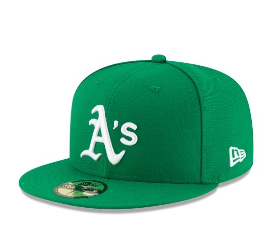 OAKLAND ATHLETICS ALTERNATE COLLECTION 59FIFTY FITTED-ON-FIELD COLLECTION-GREEN