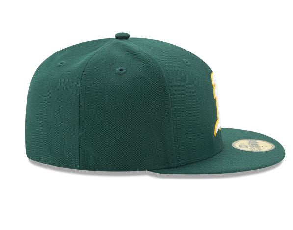 OAKLAND ATHLETICS ROAD COLLECTION 59FIFTY FITTED-ON-FIELD COLLECTION-GREEN