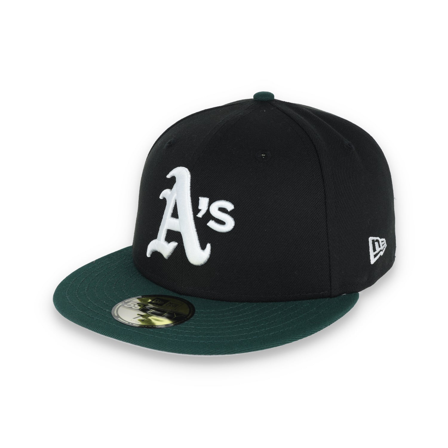 New Era Oakland Athletics 1989 World Series Patch 59FIFTY Fitted-Black/Dk Green