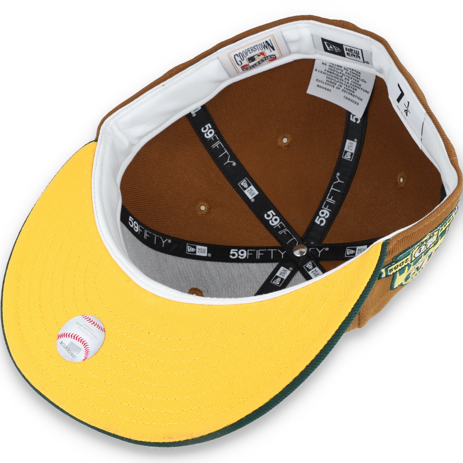 New Era Oakland Athletics 40th Anniversary Patch 59FIFTY Fitted-Peanut/DK Green