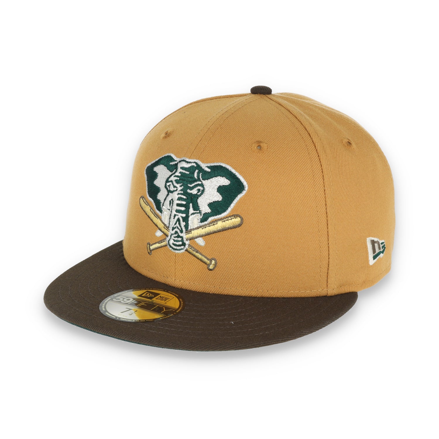 New Era Oakland Athletics 40th Anniversary Patch 59FIFTY Fitted-Panama Tan