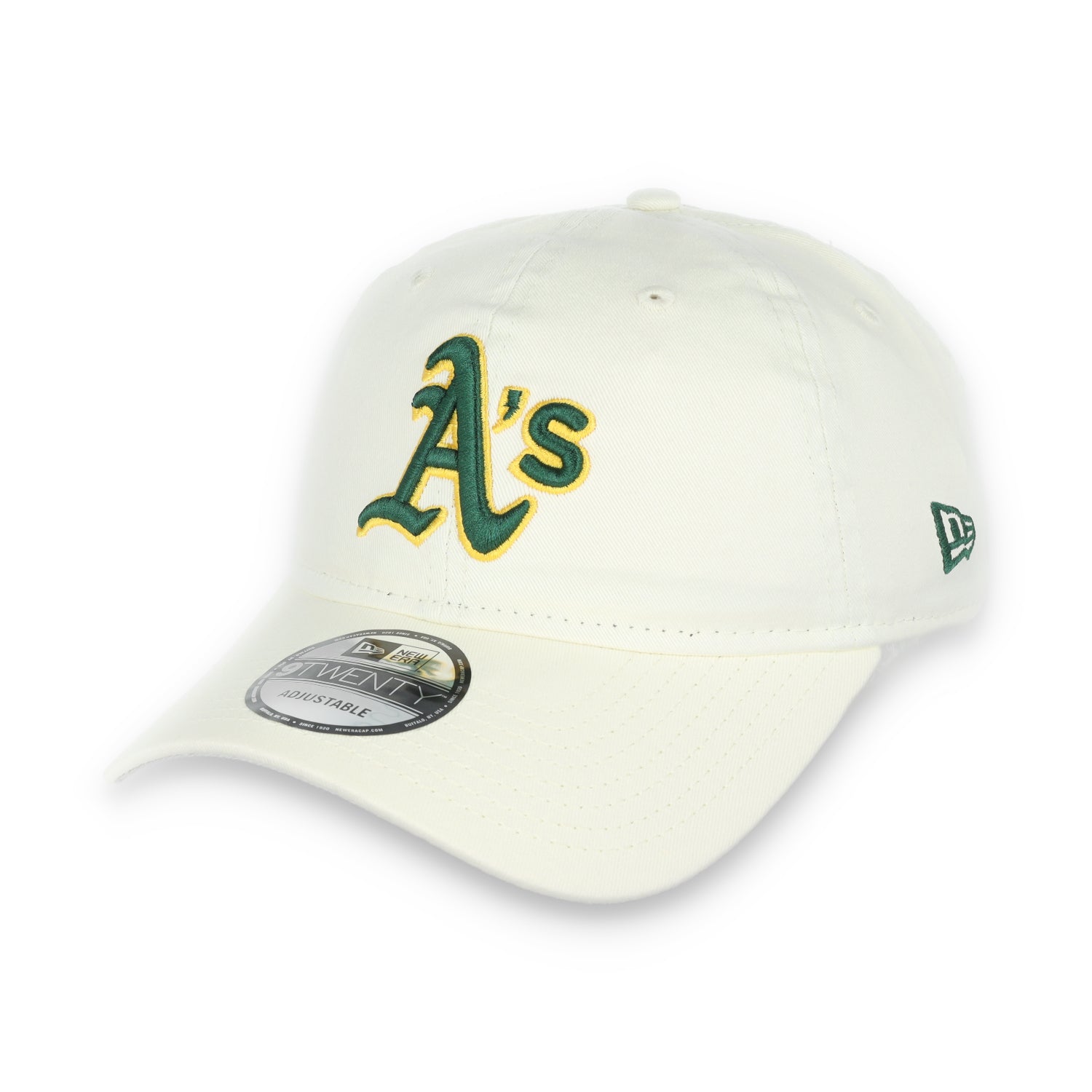 New Era Oakland Athletics Core Classic 2.0 9Twenty Adjustable Hat-Ivory