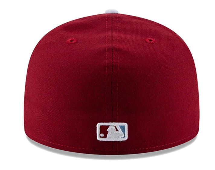 PHILADELPHIA PHILLIES ALTERNATE 2 COLLECTION 59FIFTY FITTED-ON-FIELD COLLECTION-BURGUNDY