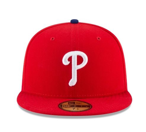 PHILADELPHIA PHILLIES HOME COLLECTION 59FIFTY FITTED-ON-FIELD COLLECTION-RED