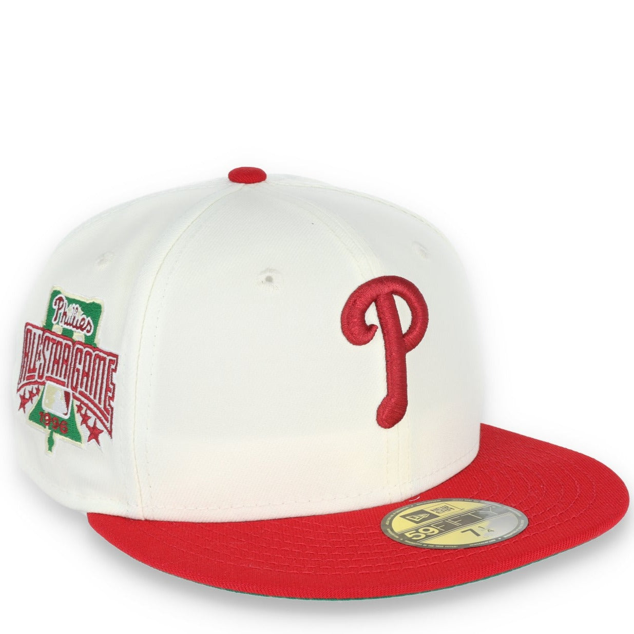 New Era Philadelphia Phillies All Star Patch 59FIFTY Fitted Ivory Hat