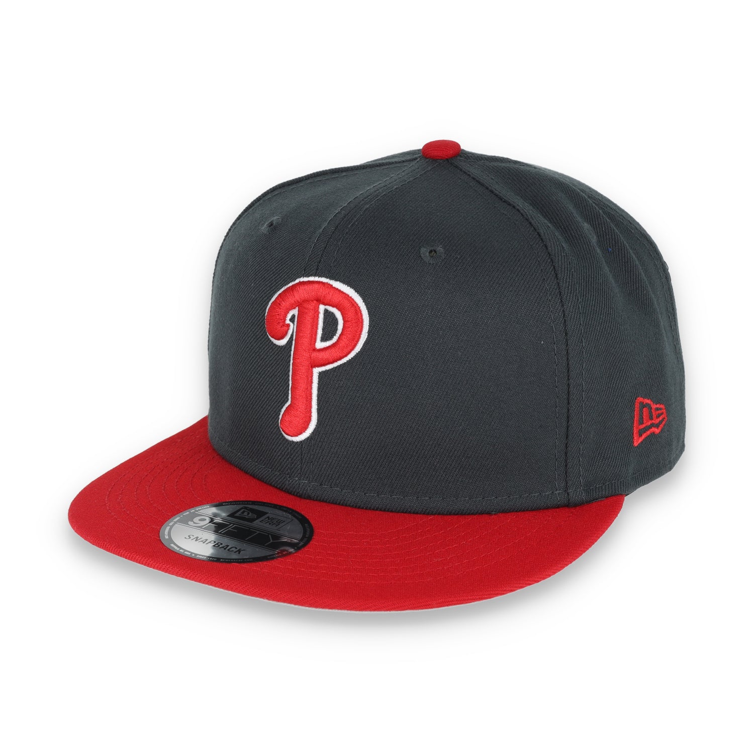 New Era Philadelphia Phillies 2-Tone Color Pack 9FIFTY Snapback Hat - Grey/Scarlet