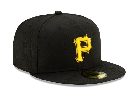 PITTSBURGH PIRATES ALTERNATE 2 COLLECTION 59FIFTY FITTED-ON-FIELD COLLECTION-BLACK