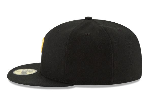 PITTSBURGH PIRATES HOME COLLECTION 59FIFTY FITTED-ON-FIELD COLLECTION-BLACK