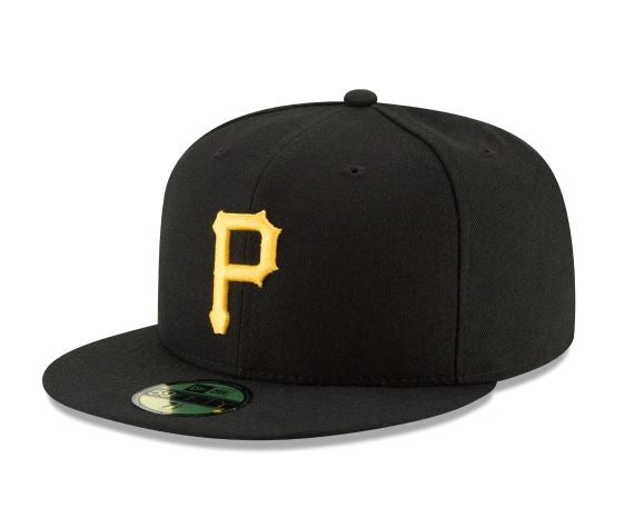 PITTSBURGH PIRATES HOME COLLECTION 59FIFTY FITTED-ON-FIELD COLLECTION-BLACK