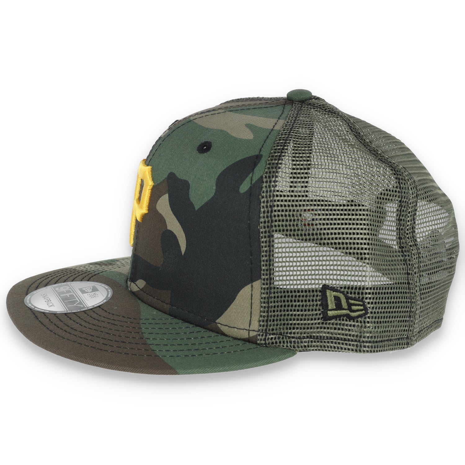 PITTSBURGH PIRATES NEW ERA CLASSIC TRUCKER SNAPBACK 9FIFTY-CAMO