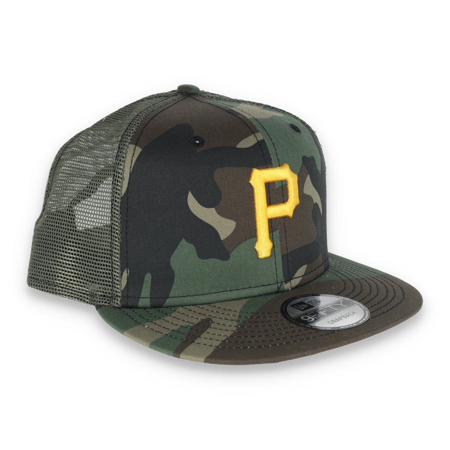 PITTSBURGH PIRATES NEW ERA CLASSIC TRUCKER SNAPBACK 9FIFTY-CAMO