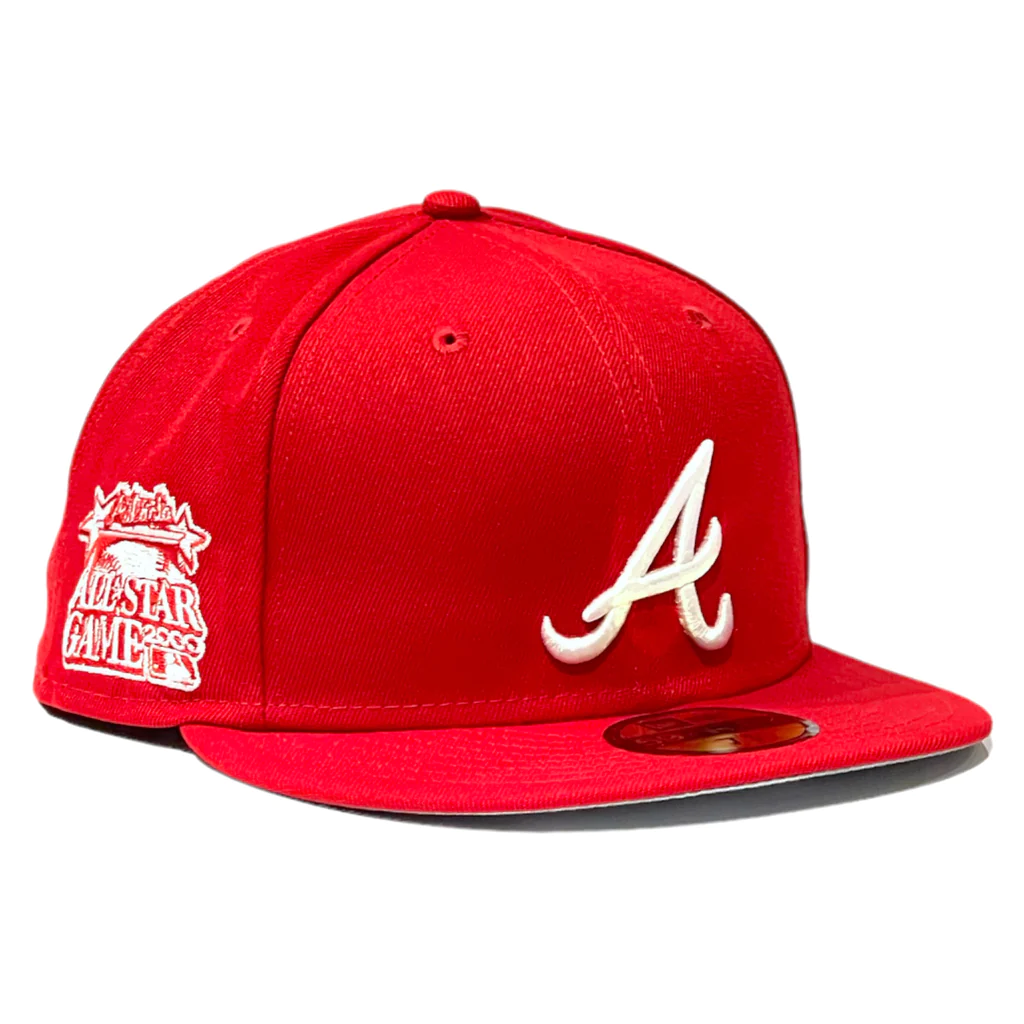 New Era Atlanta Braves 2000 All Star Game Side Patch Scarlet 59FIFTY Fitted