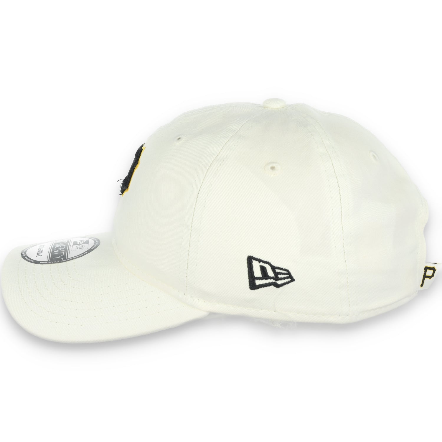 New Era Pittsburgh Pirates Core Classic 2.0 9Twenty Adjustable Hat-Ivory