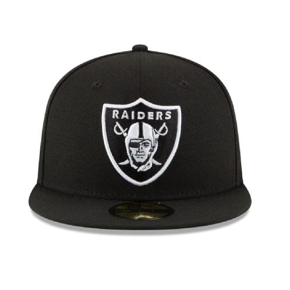 NEW ERA LAS VEGAS RAIDERS BLACK & WHITE 59FIFTY FITTED