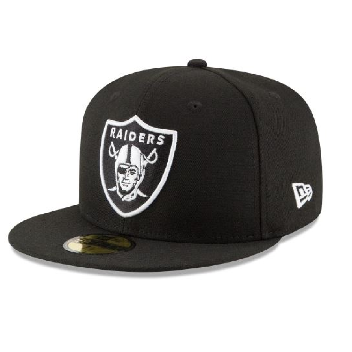 NEW ERA LAS VEGAS RAIDERS BLACK & WHITE 59FIFTY FITTED