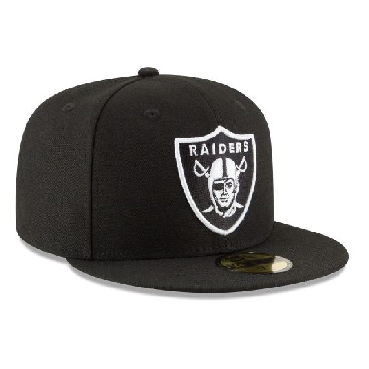 NEW ERA LAS VEGAS RAIDERS BLACK & WHITE 59FIFTY FITTED