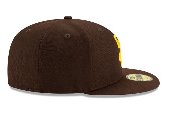 SAN DIEGO PADRES HOME COLLECTION 59FIFTY FITTED-ON-FIELD COLLECTION-BROWN