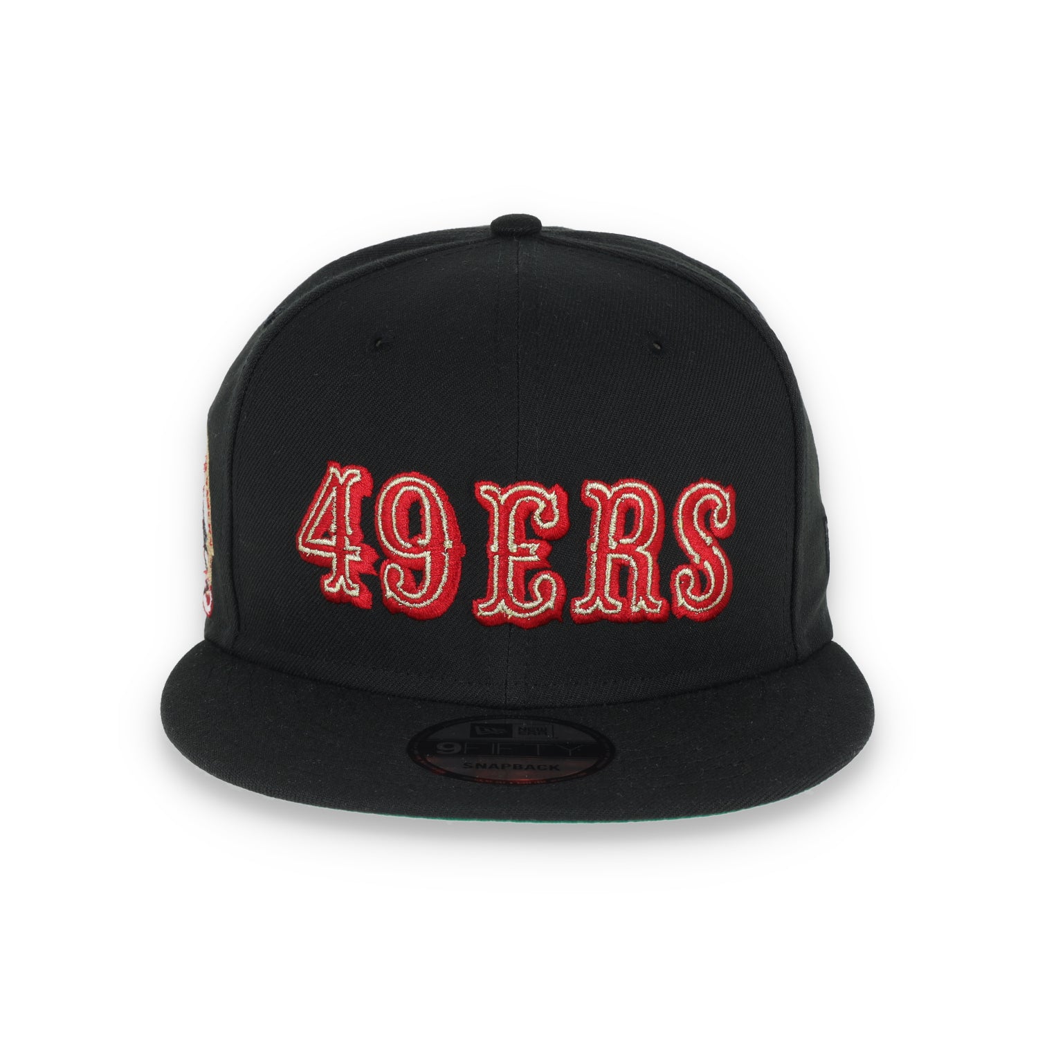 SAN FRANCISCO 49ERS 40TH ANNIVERSARY SIDE PATCH NEW ERA 9FIFTY SNAPBACK-BLACK