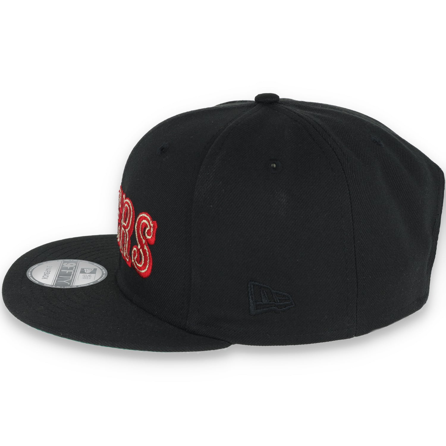 SAN FRANCISCO 49ERS 40TH ANNIVERSARY SIDE PATCH NEW ERA 9FIFTY SNAPBACK-BLACK