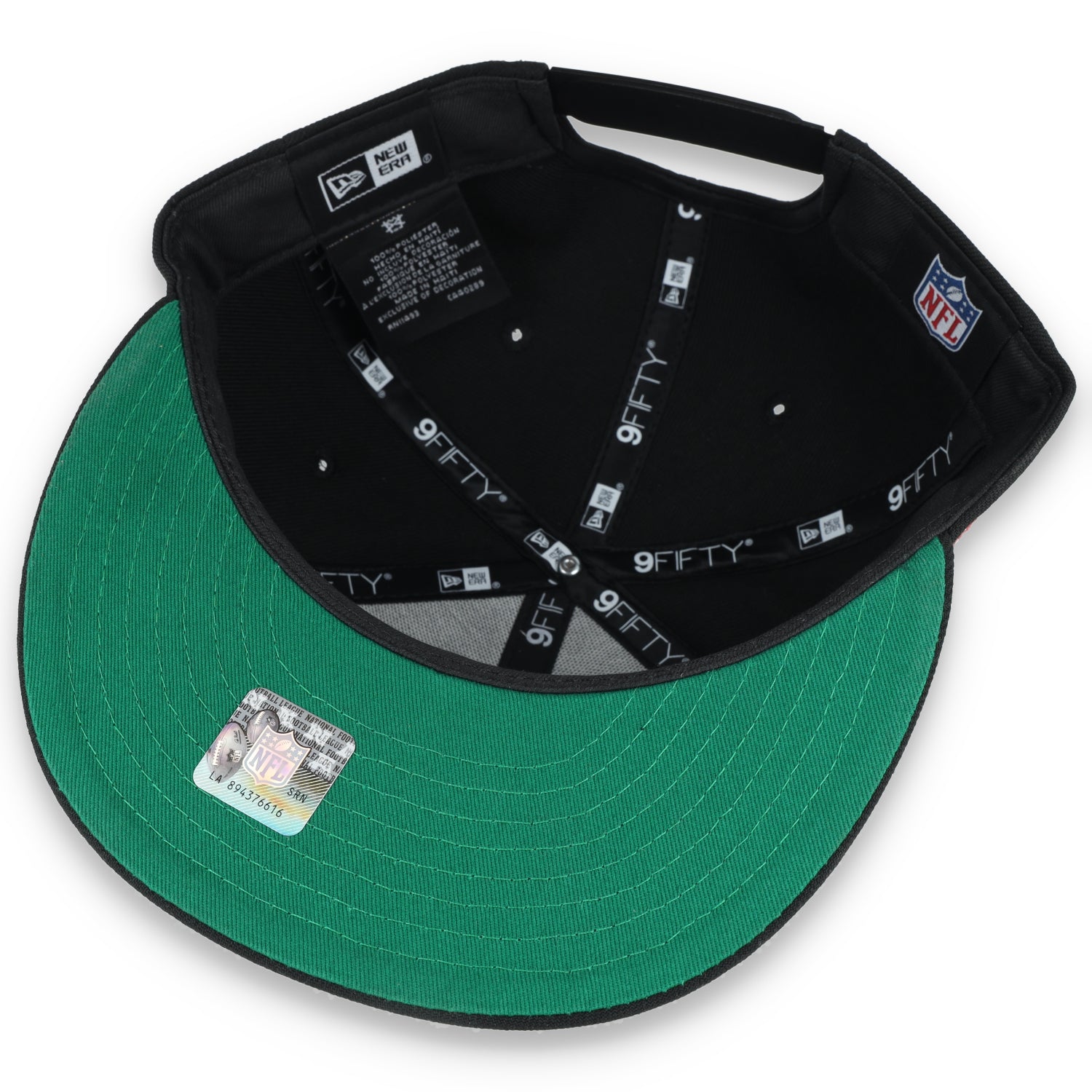 SAN FRANCISCO 49ERS 40TH ANNIVERSARY SIDE PATCH NEW ERA 9FIFTY SNAPBACK-BLACK