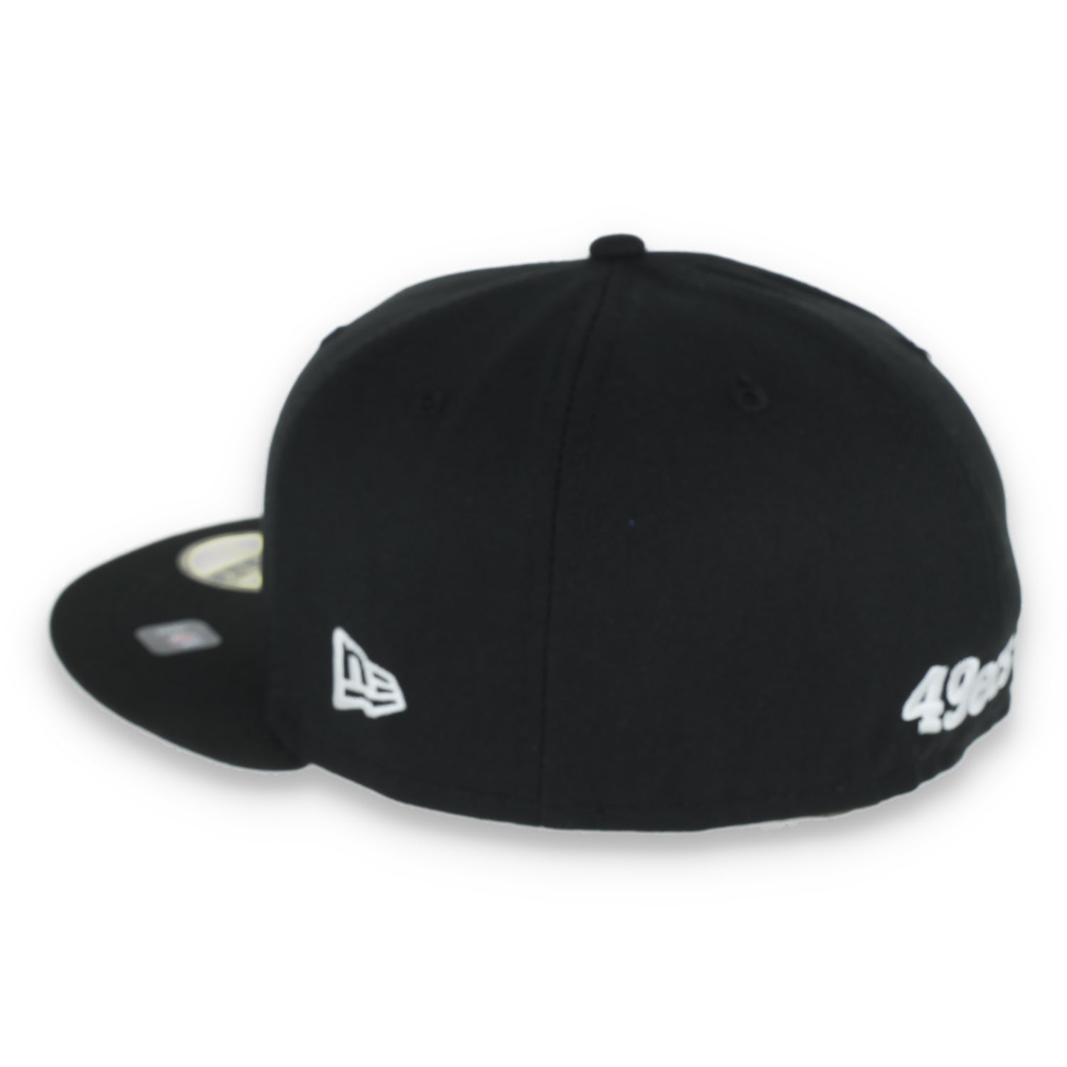 NEW ERA SAN FRANCISCO 49ERS GOTHIC SCRIPT 59FIFTY FITTED-BLACK/WHITE