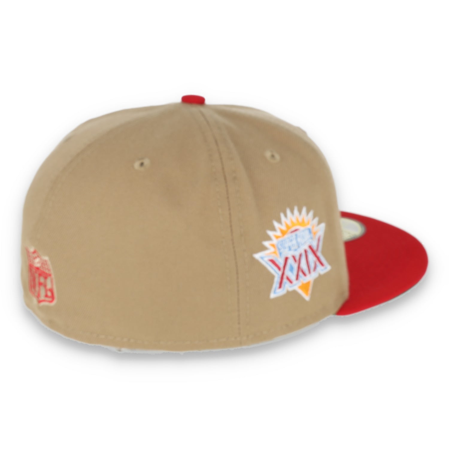 NEW ERA SAN FRANCISCO 49ERS SUPERBOWL XXIX SIDE PATCH 59FIFTY FITTED HAT-KHAKI