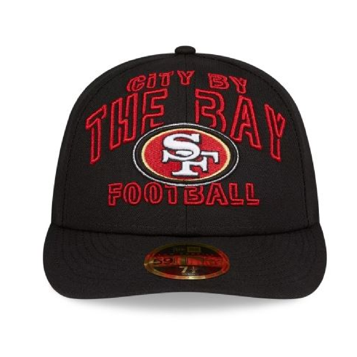 SAN FRANCISCO 49ERS NFL DRAFT ALTERNATE LOW PROFILE 59FIFTY FITTED-BLACK/RED