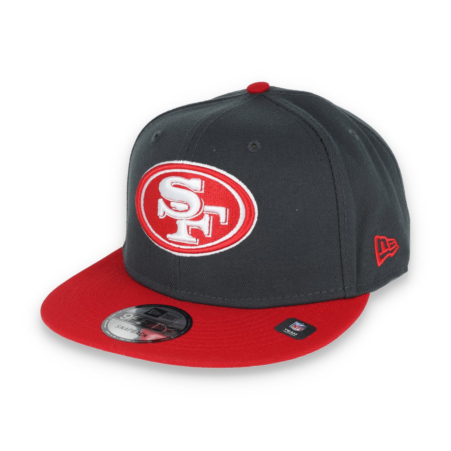 New Era San Francisco 49ers 2-Tone Color Pack 9FIFTY Snapback Hat-Grey/Scarlet