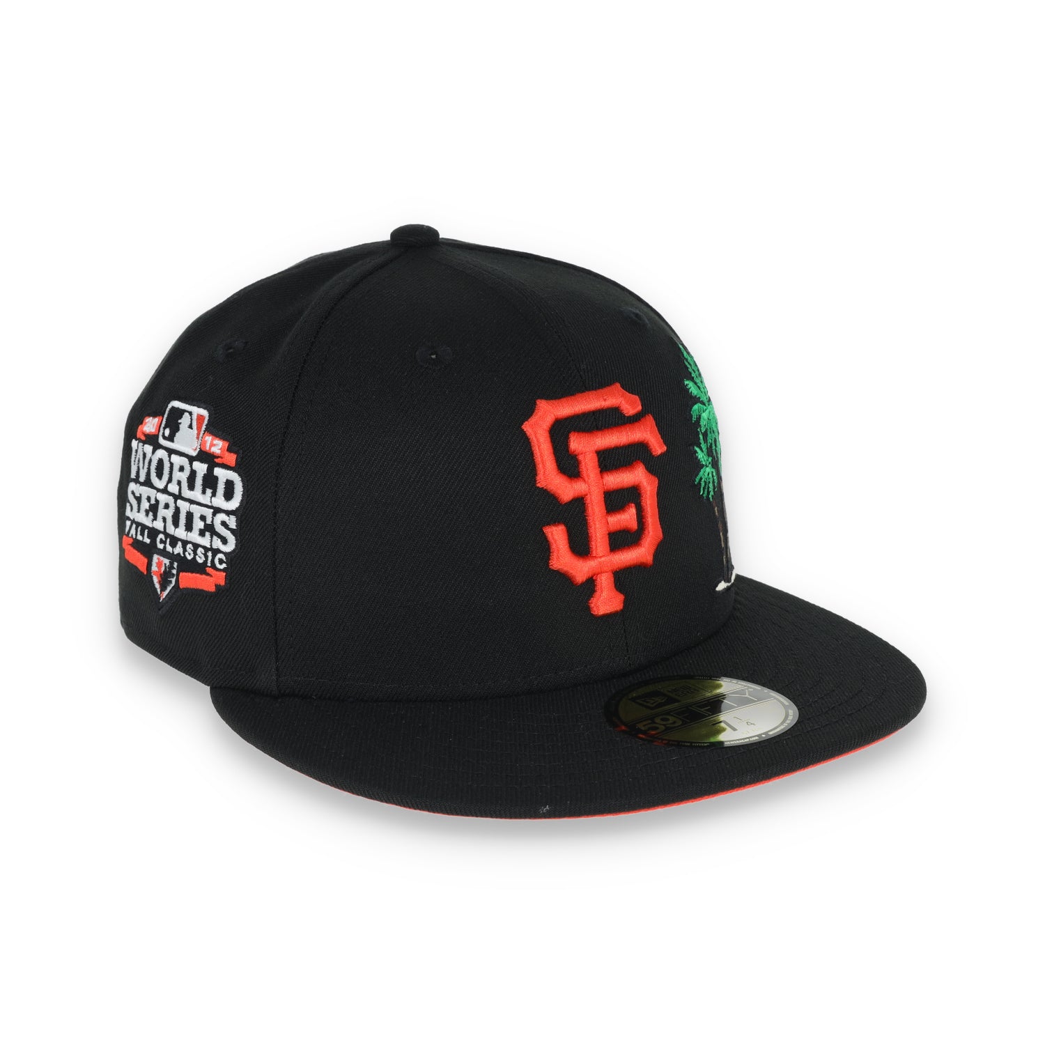 New Era San Francisco Giants Palm Tree 2012 World Series Fall Classic Patch 59FIFTY Fitted-Black
