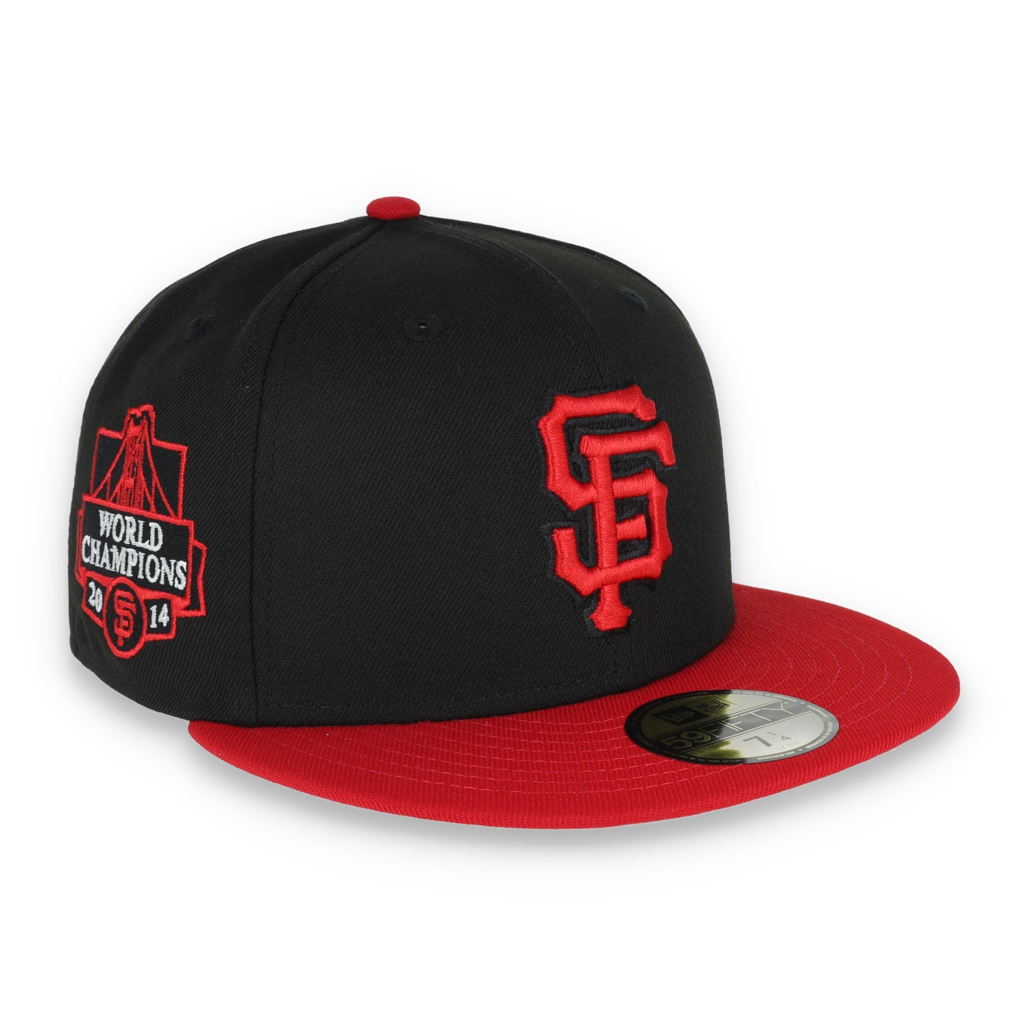 New Era San Francisco Giants World Champions 2014 Side Patch 59FIFTY Fitted - Black/Red