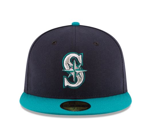 SEATTLE MARINERS ALTERNATE COLLECTION 59FIFTY FITTED-ON-FIELD COLLECTION-BLUE