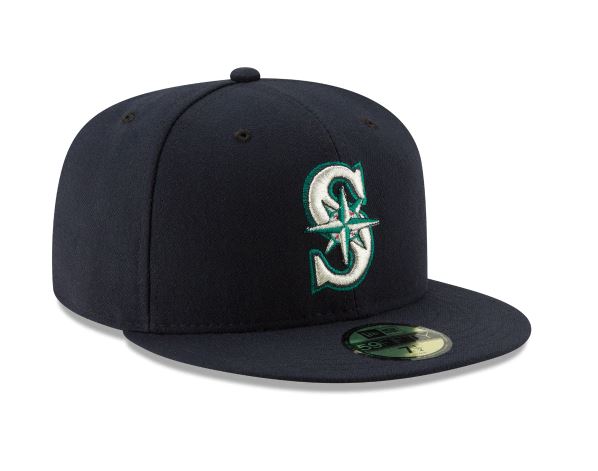 SEATTLE MARINERS HOME COLLECTION 59FIFTY FITTED-ON-FIELD COLLECTION-BLUE