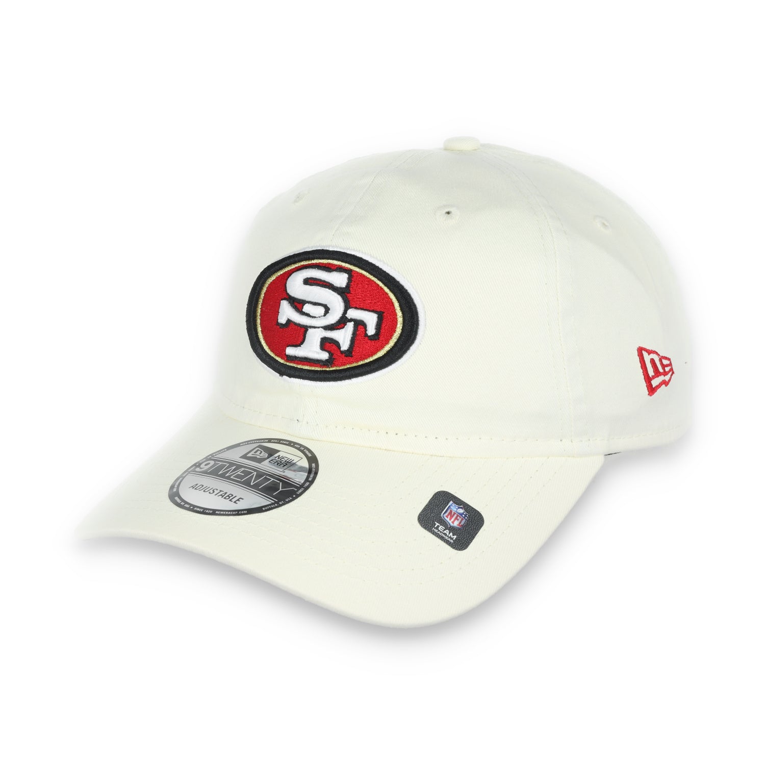 New Era San Francisco 49ers Core Classic 2.0 9Twenty Adjustable Hat-Ivory