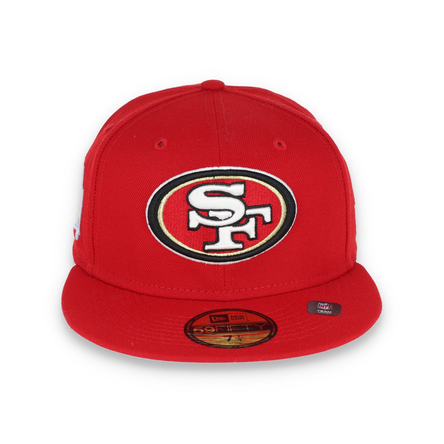 San Francisco 49ers New Era XXIV SUPER BOWL LILAC BOTTOM 59FIFTY Fitted Hat- Scarlet