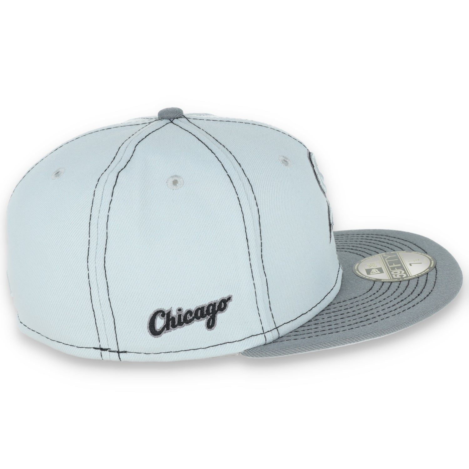 New Era Chicago White Sox Gray Pop 59FIFTY Fitted Hat- Gray