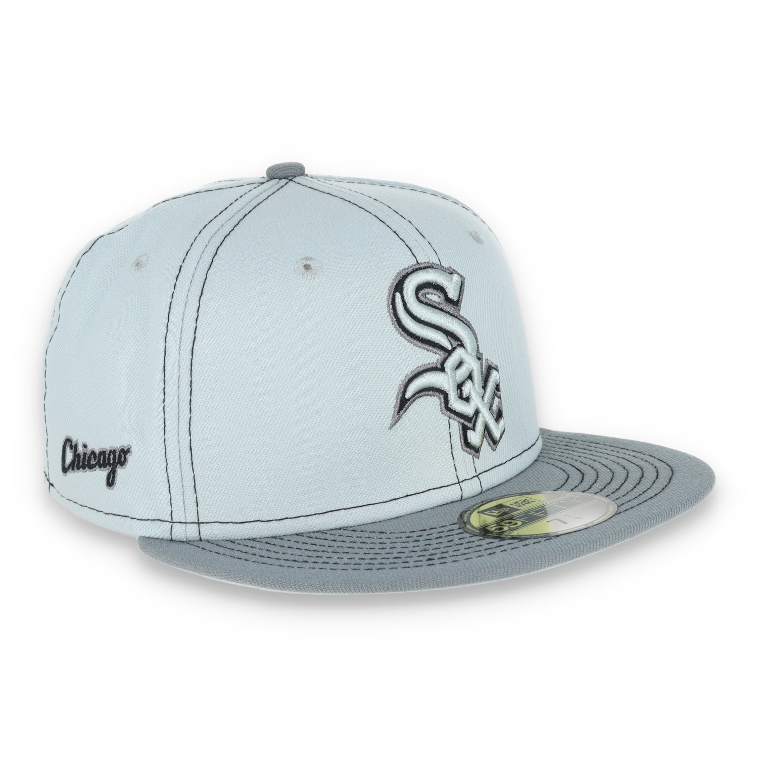 New Era Chicago White Sox Gray Pop 59FIFTY Fitted Hat- Gray