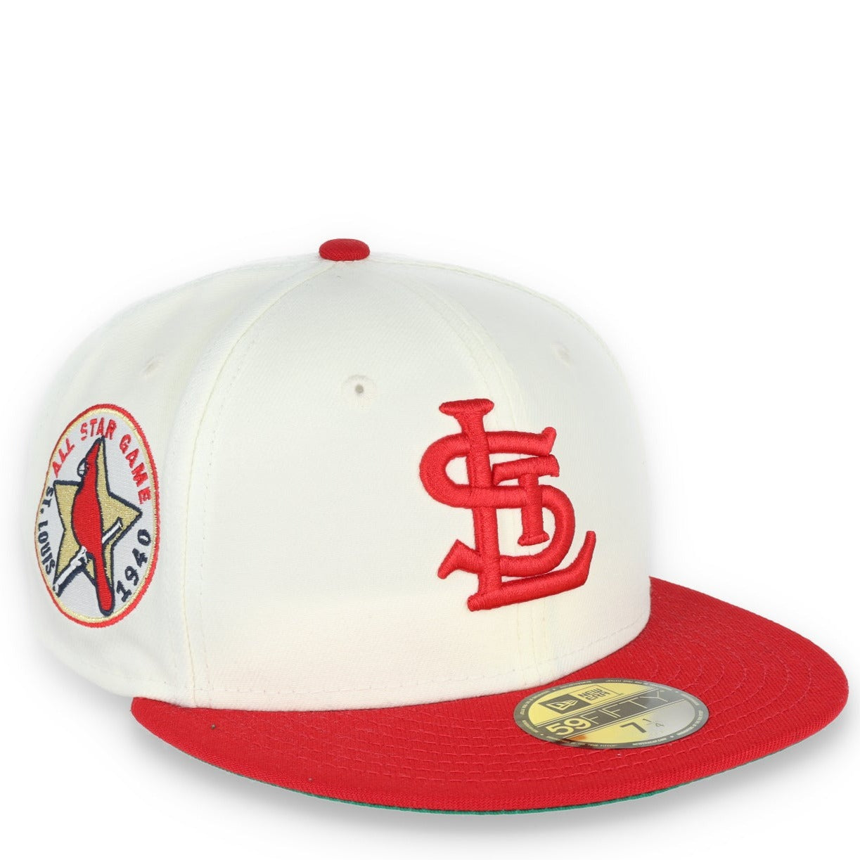New Era St. Louis Cardinals 1940 ASG Patch 59FIFTY Fitted Ivory Hat