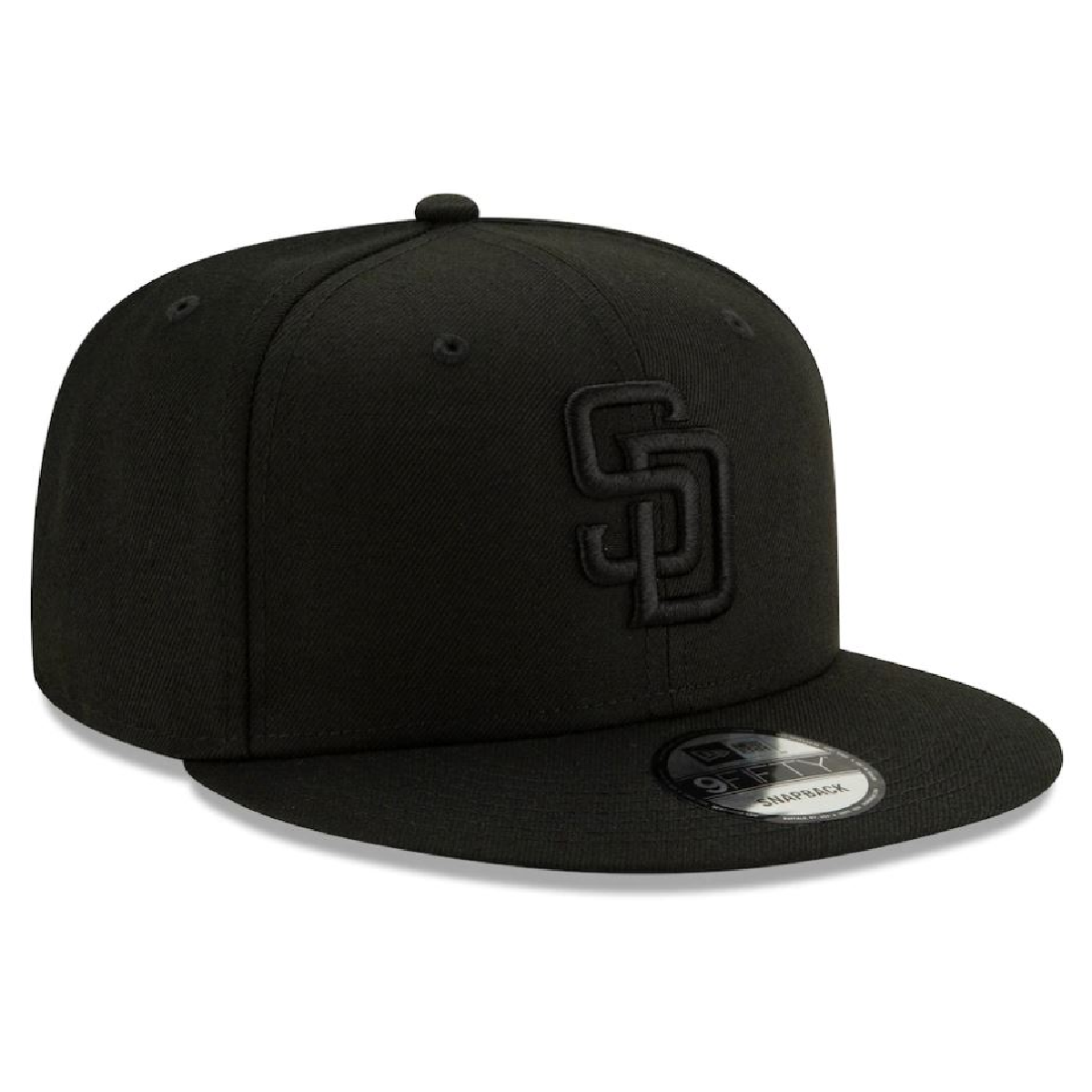 San Diego Padres NEW ERA BASIC COLLECTION SNAPBACK 9FIFTY-BLACK AND Black