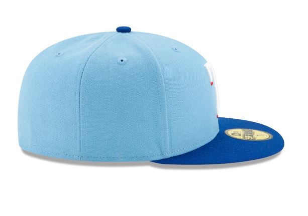 TEXAS RANGERS ALTERNATE 2 COLLECTION 59FIFTY FITTED-ON-FIELD COLLECTION-BLUE