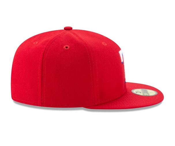 TEXAS RANGERS ALTERNATE COLLECTION 59FIFTY FITTED-ON-FIELD COLLECTION-RED