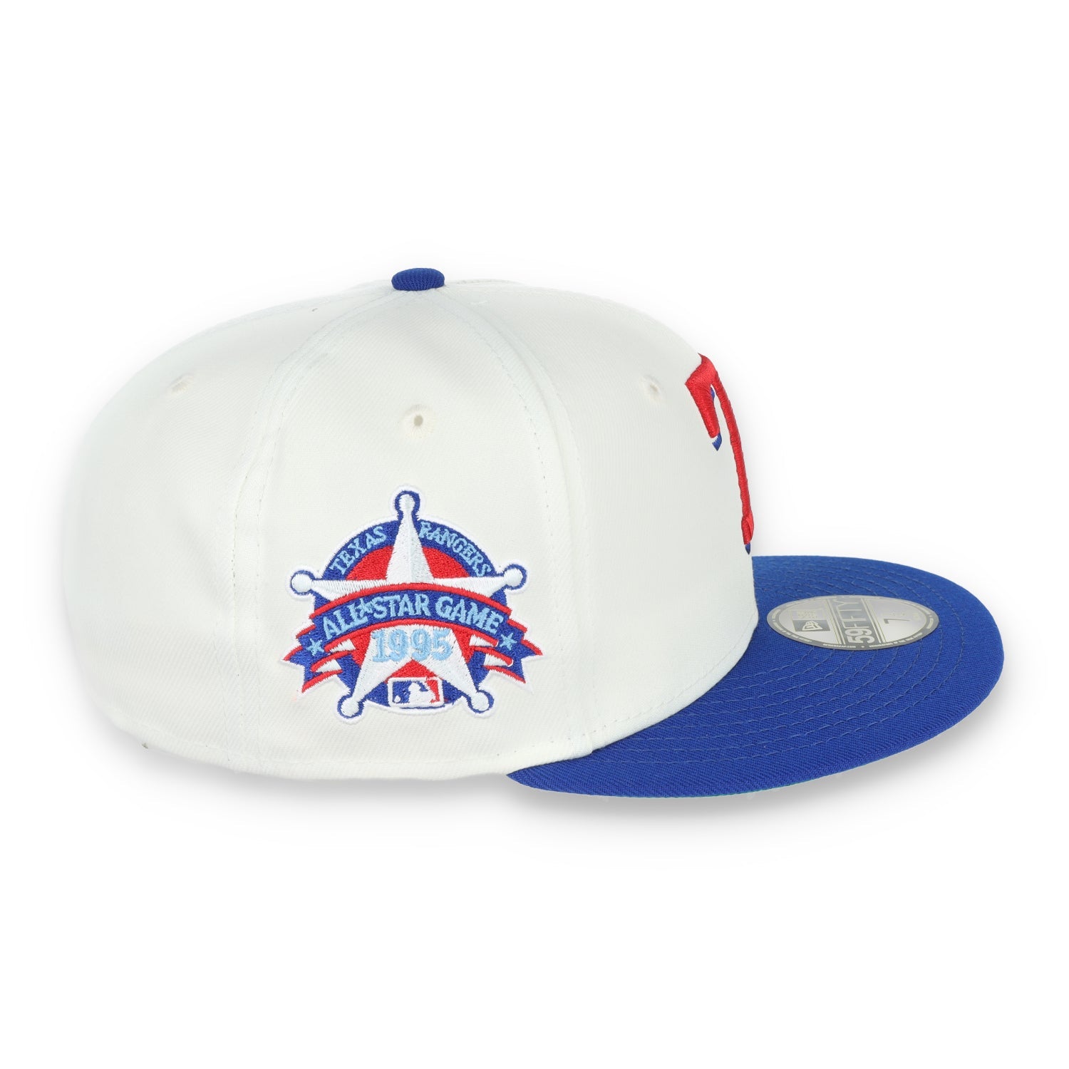New Era Texas Rangers 1995 All Star Game Patch 59FIFTY Fitted Ivory Hat