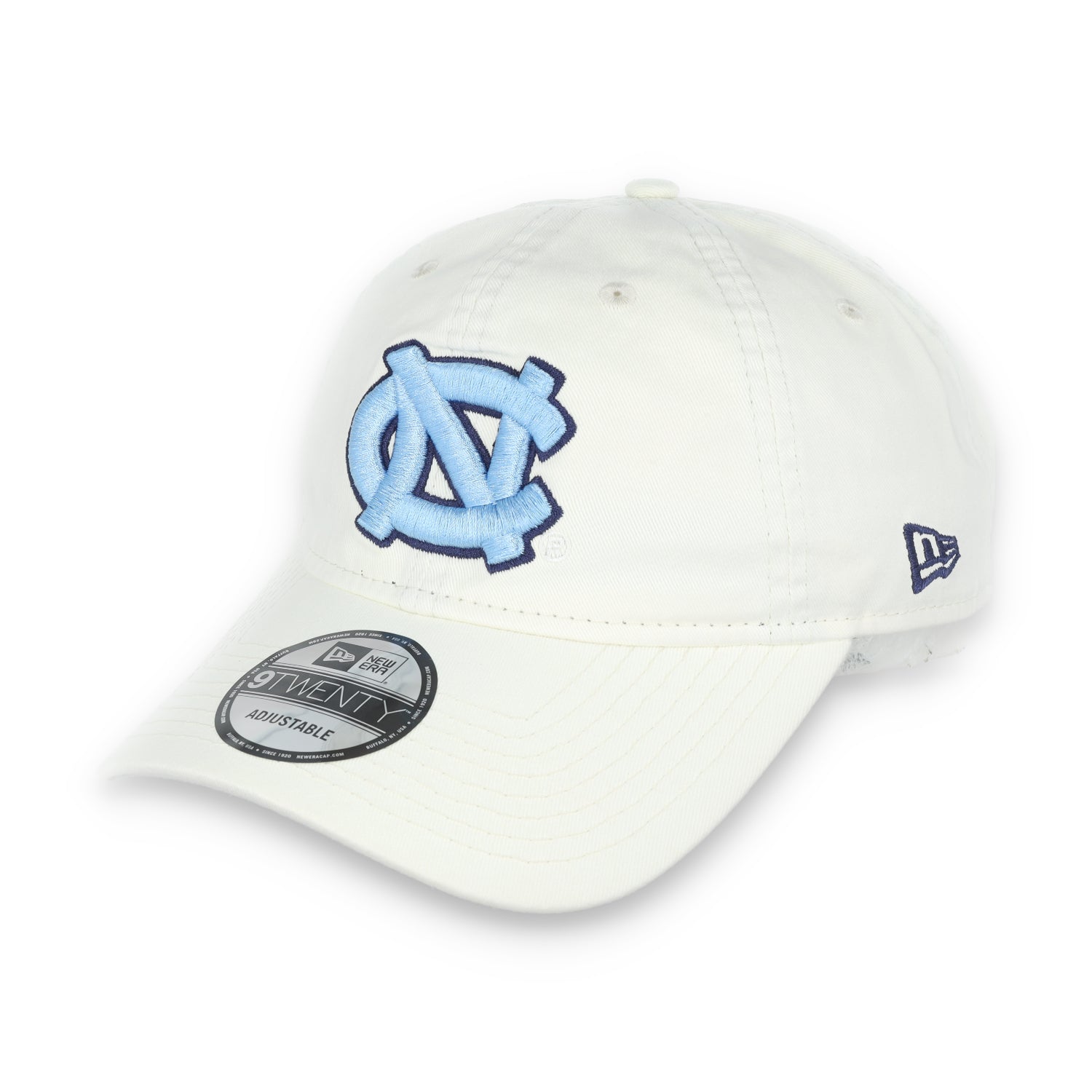 NEW ERA NORTH CAROLINA TAR HEELS CORE CLASSIC 2.0 9TWENTY ADJUSTABLE HAT-Cream