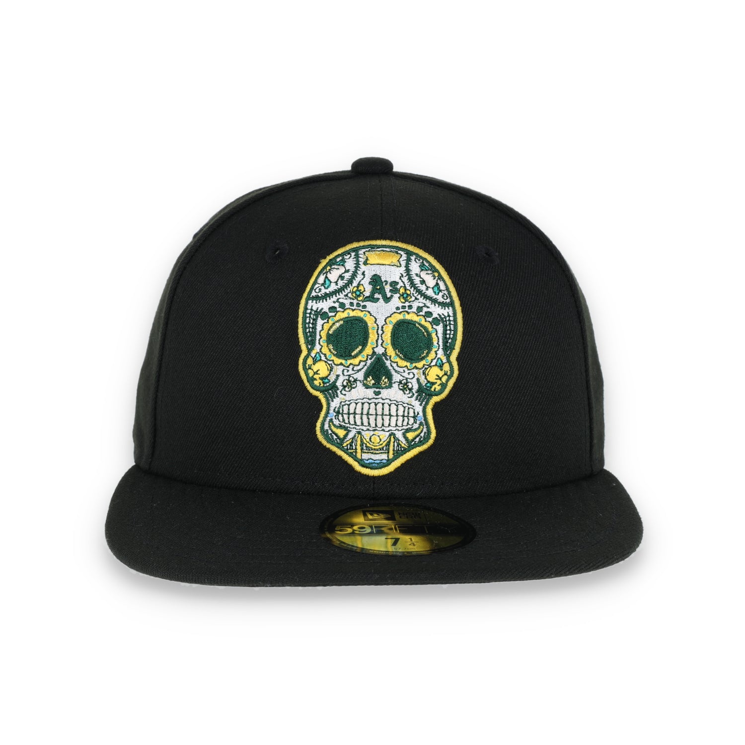 New Era Oakland Athletics Sugar Skull 59FIFTY Hat- Black