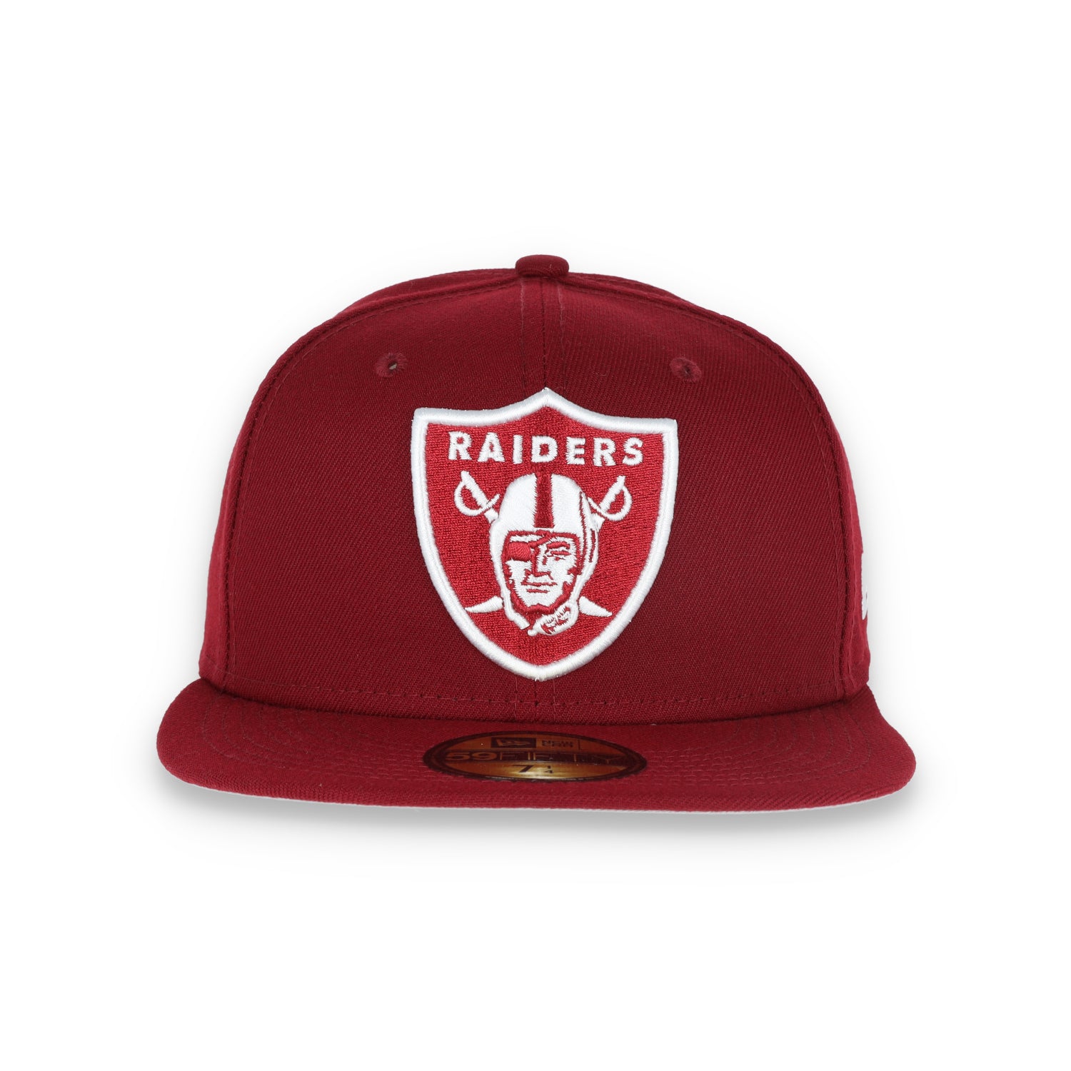 New Era Las Vegas Raiders Shield 59FIFTY Fitted Hat-Maroon
