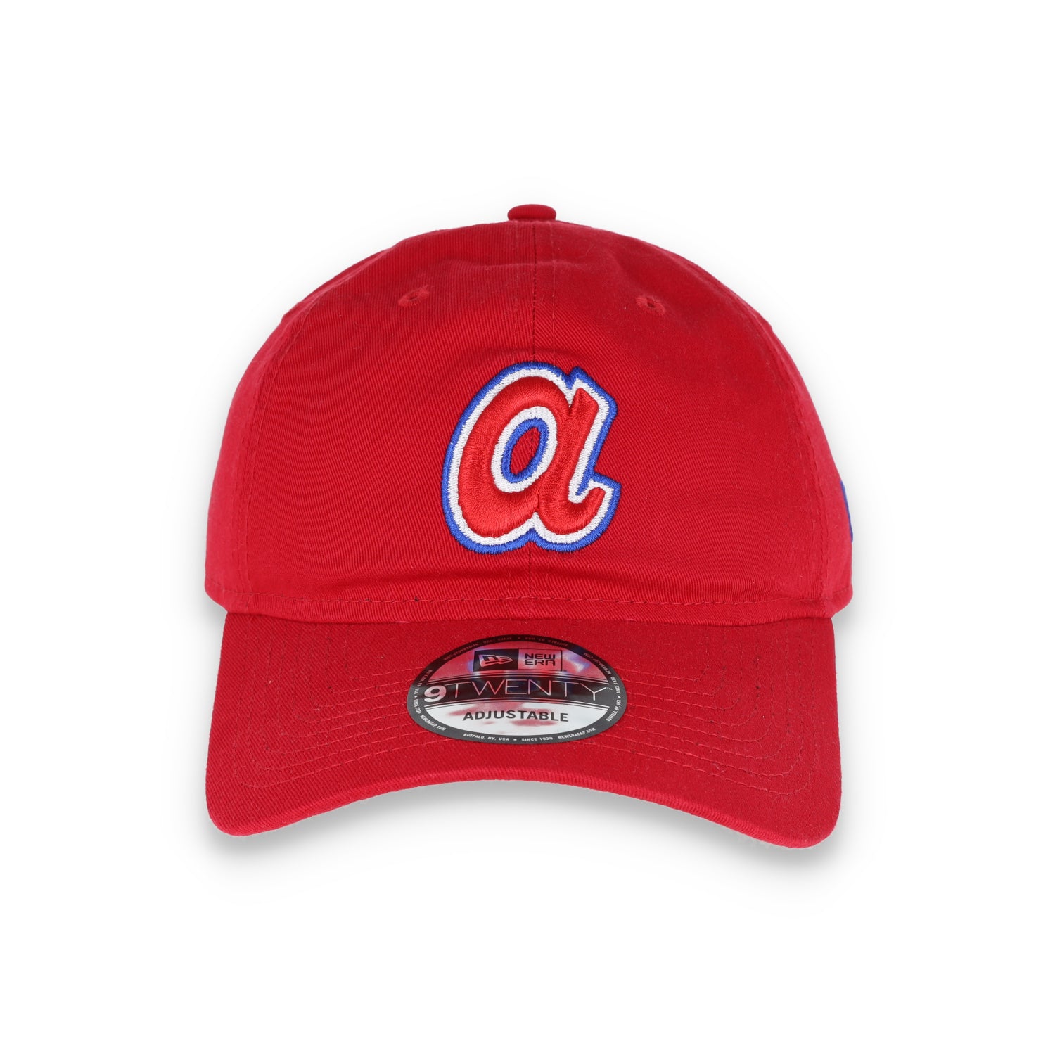 Atlanta Braves New Era Red Core Classic 9TWENTY Adjustable Hat