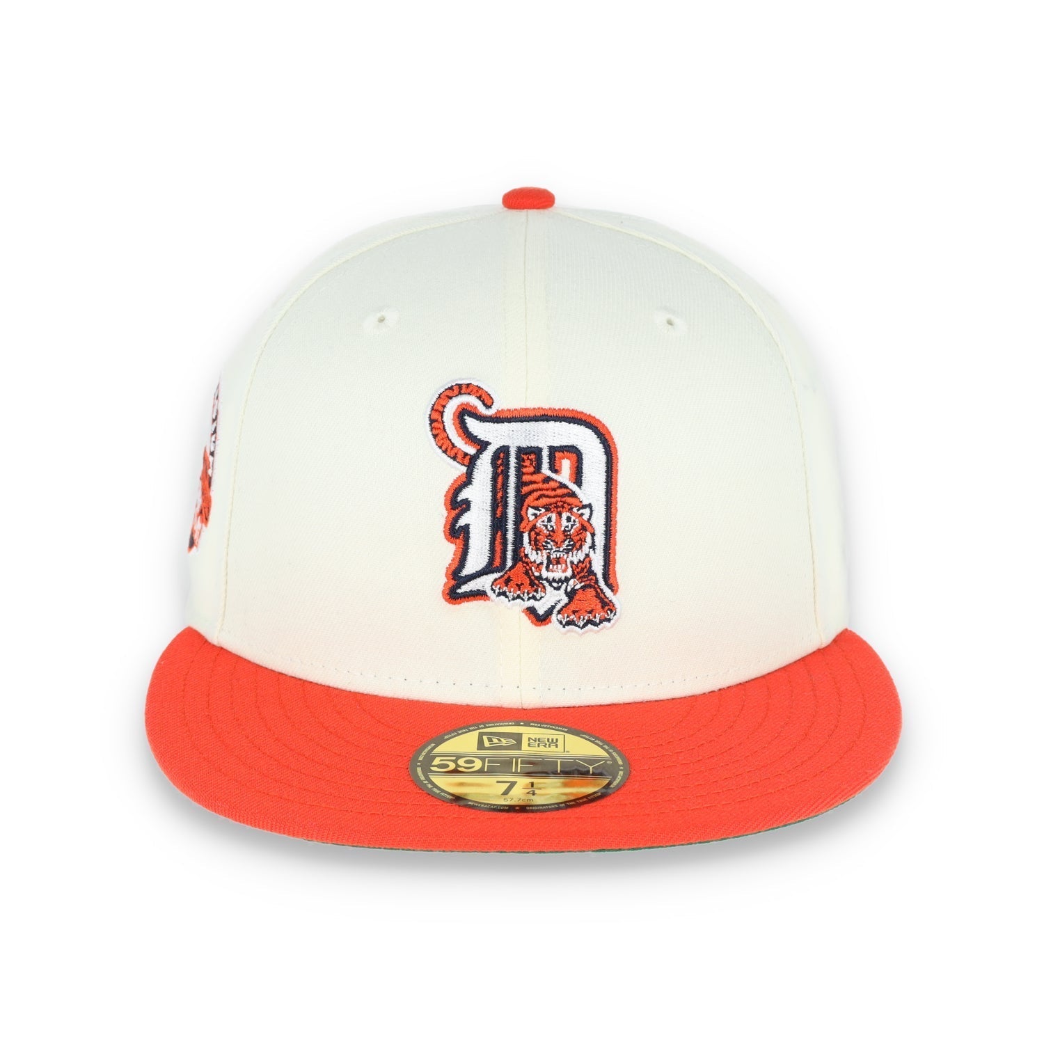 New Era Detroit Tigers Patch 59FIFTY Fitted Hat-Ivory