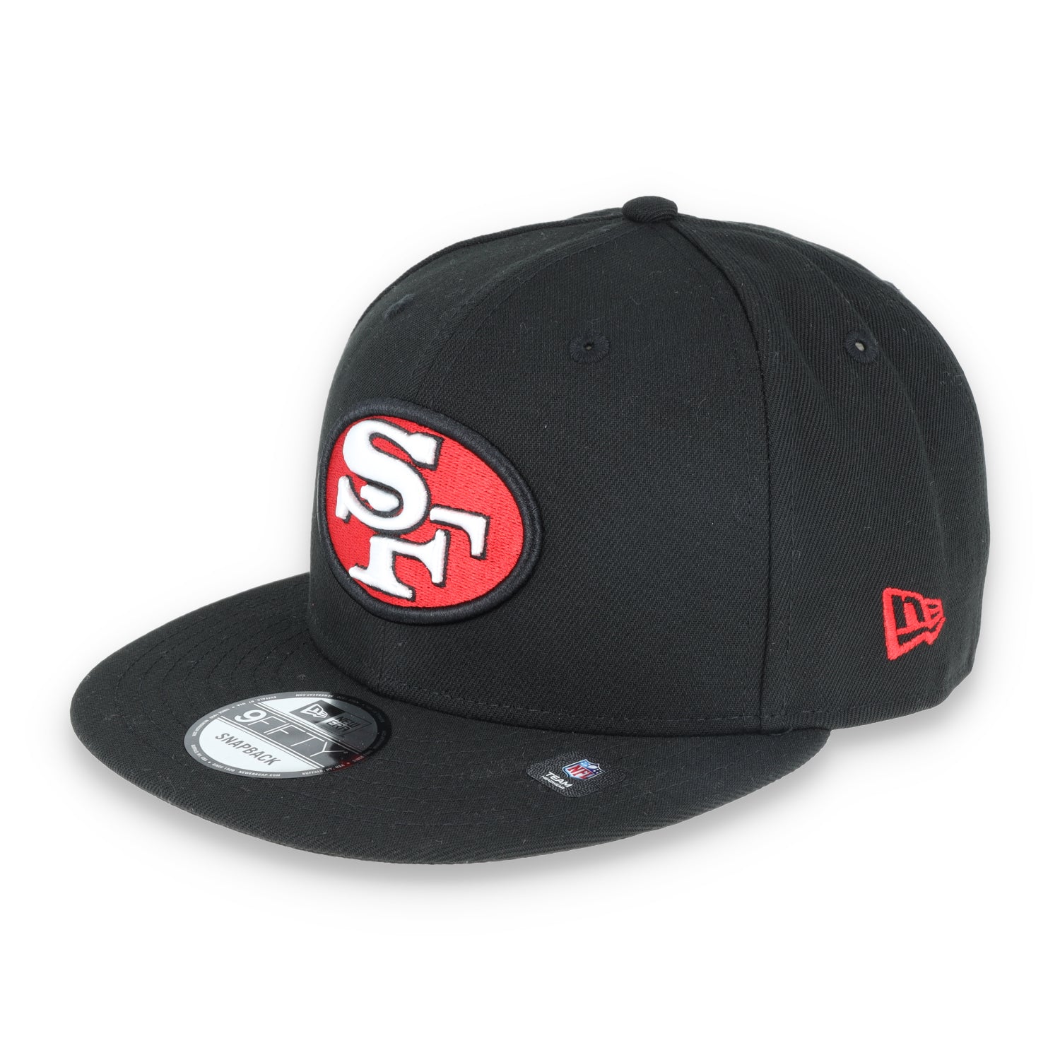 New Era Black San Francisco 49ers Super Bowl XXIX Side Patch 9FIFTY Hat-blk/red