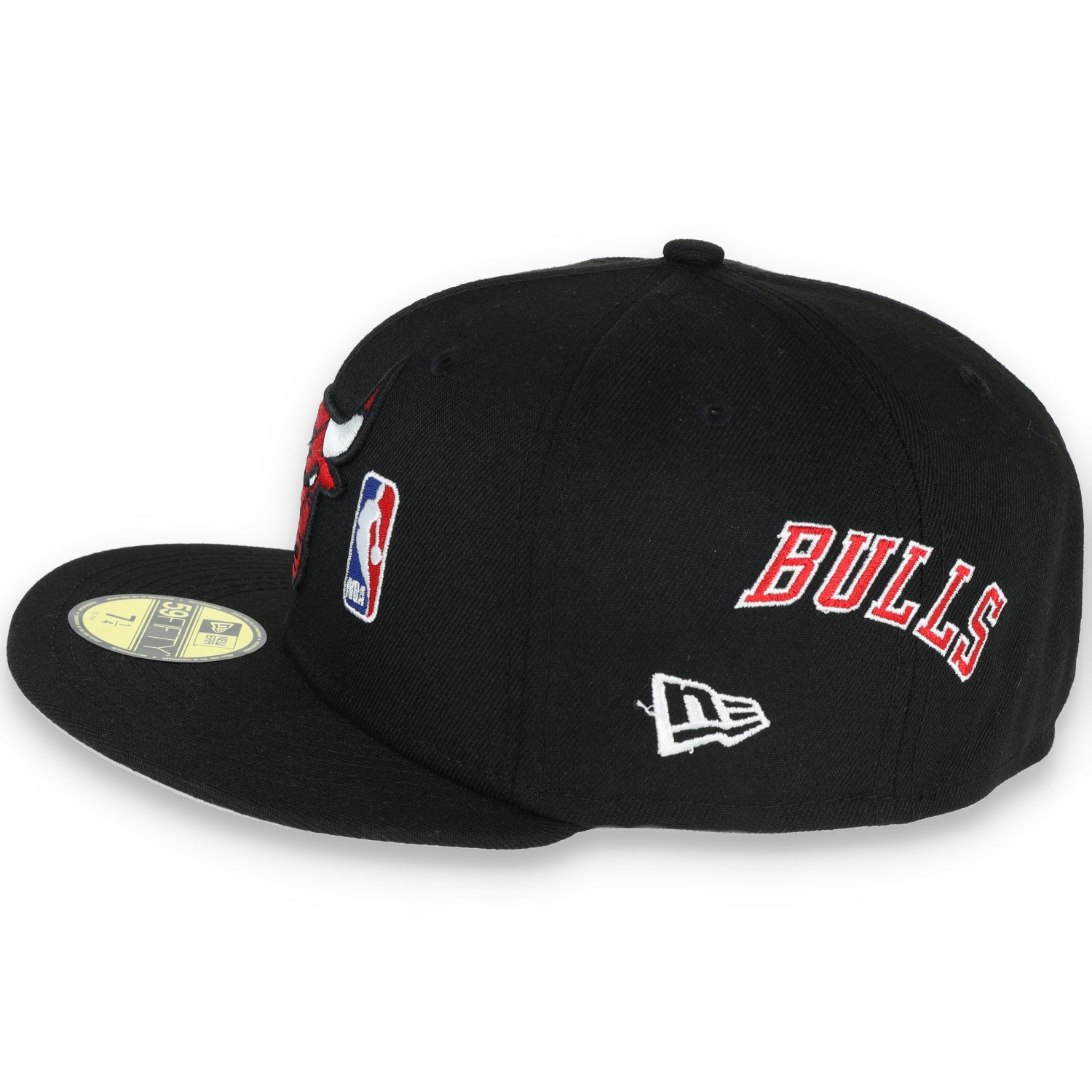 CHICAGO BULLS NEW ERA The rings series 59FIFTY FITTED HAT-blk/red